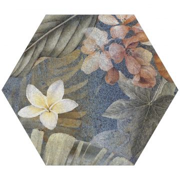Керамогранит Итт Керамик Hibiscus Hexa 26,7х23,2 см разноцветный матовая, Itt Ceramic