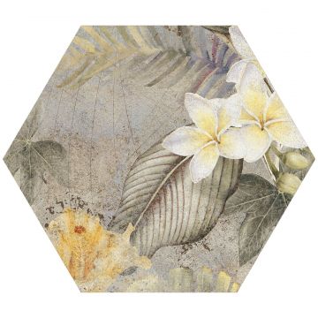 Керамогранит Итт Керамик Hibiscus Hexa 26,7х23,2 см разноцветный матовая, Itt Ceramic