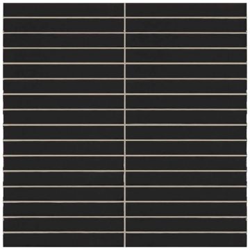 Декор ЛА Платера Kromo 35х35 см черный глянцевый, Pencil Black, La Platera