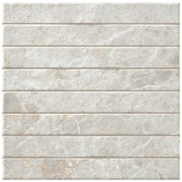 Плитка ЛА Платера Capri 35х35 см светло-серая матовая, Brick White, La Platera