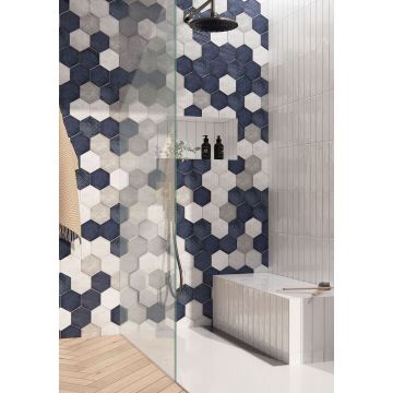 Керамогранит Prissmacer Rain Aquamarine Hex 19,8х22,8 см (78803264)