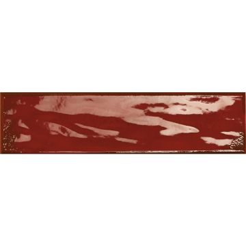 Керамическая плитка Prissmacer Rain Bordeaux 7,5х30 см