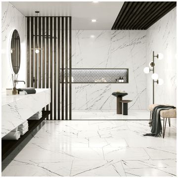 Базовая плита Энерджикер Savana 120х60 см белый полированная Lcp Marquina White, Energieker