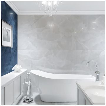 Базовая плита Энерджикер Savana 120х60 см белый полированная Lcp Onyx White, Energieker керамогранит