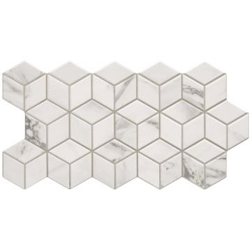 Керамогранит Реалонда Rhombus 51х26,5 см белый матовая RLD000032, Venato, Realonda