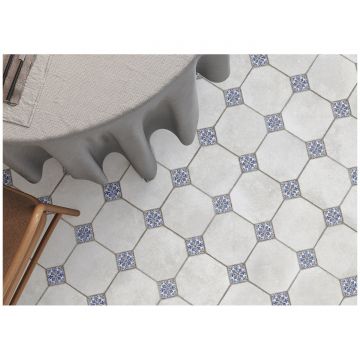 Керамогранит Реалонда Leeds 33х33 см белый, синий, голубой матовая RLD000047, Blue, Realonda