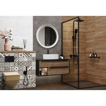 Плитка облицовочная Alma Ceramica (Альма Керамика) Boho рельефная 24,9х50 см TWU2550BOH17