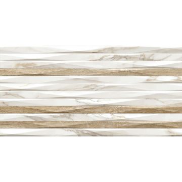 Плитка облицовочная Alma Ceramica (Альма Керамика) Euphoria рельефная 24,9х50 см TWU2550EPH14