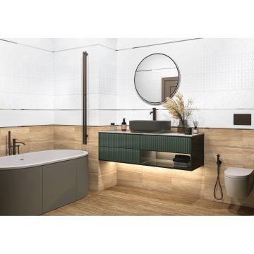 Плитка облицовочная Alma Ceramica (Альма Керамика) Miloni рельефная 24,9х50 см TWU2550MLN20