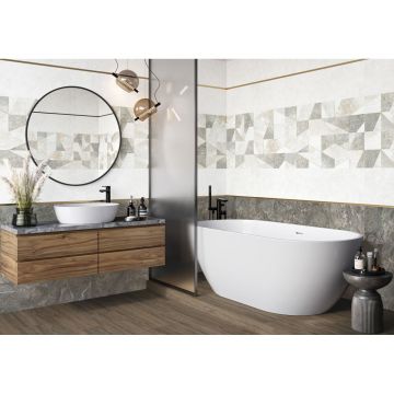 Плитка облицовочная Alma Ceramica (Алма Керамика) Land матовая 30x90x0,85 см, TWU3090LAN07R