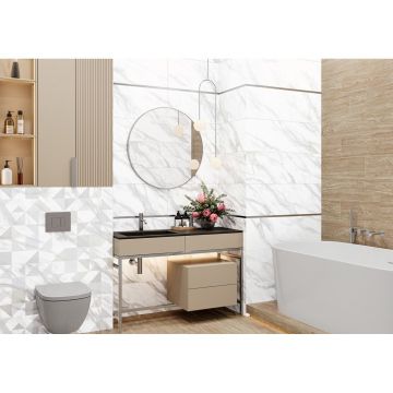 Плитка облицовочная Alma Ceramica (Алма Керамика) Iceberg глянцевая 30x90x1,05 см, TWU93IBR17R