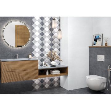 Плитка облицовочная Alma Ceramica (Алма Керамика) Origami матовая 30x90x1,05 см, TWU93ORG07R