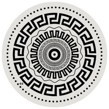 Вставка КЕРАМИКА КЛАССИК Аргус Рим 12х12 см серый глянцевая х9999092044, Ceramica Classic