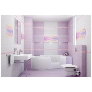 Бордюр КЕРАМИКА КЛАССИК Air 20х10 см разноцветный глянцевая br1020DUL, Air, Ceramica Classic