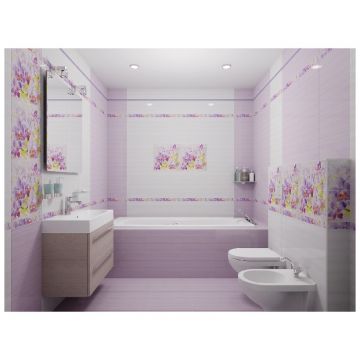 Бордюр КЕРАМИКА КЛАССИК Air 20х10 см разноцветный глянцевая br1020DUL, Air, Ceramica Classic