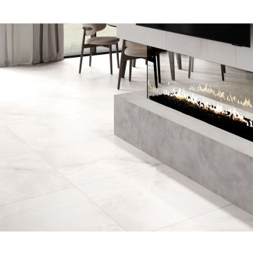 Керамогранит Laparet Advance White белый 80х80 см сатинированный