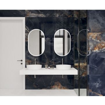 Керамогранит Laparet (Лапарет) Interstellar Black черный 80х80 см полированный