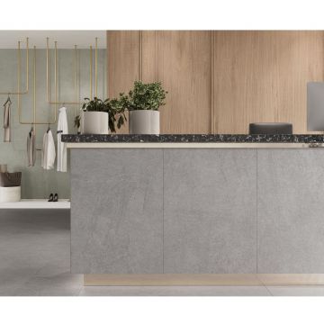 Керамогранит Laparet (Лапарет) Sandstone Grigio Pro серый 60х120 см матовый R10GR STR CB