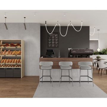 Керамогранит Laparet (Лапарет) Sandstone Grigio Pro серый 80х80 см матовый R10GR STR