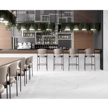 Керамогранит Laparet (Лапарет) Statuario White Pro белый 80х80 см матовый R10GR