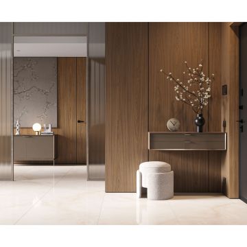 Керамогранит Laparet (Лапарет) Адванс Крема бежевый 80х80 см полированный