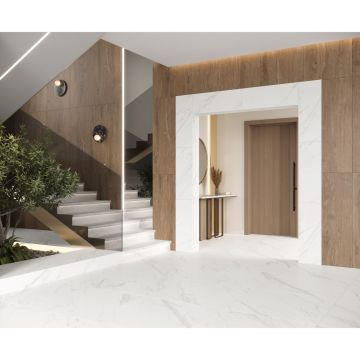 Керамогранит Laparet (Лапарет) Айри Уайт белый 80х160 см матовый гравированный