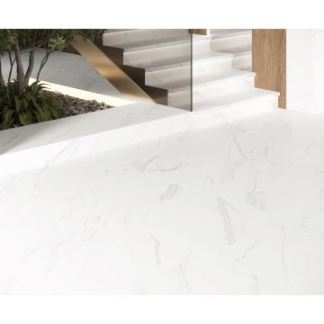 Керамогранит Laparet (Лапарет) Айри Уайт белый 80х160 см матовый гравированный