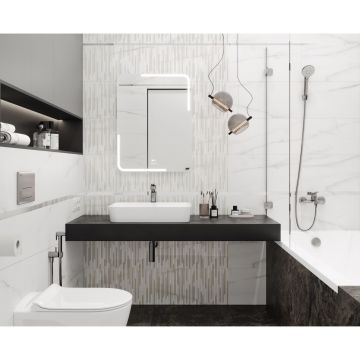 Керамическая плитка Laparet (Лапарет) Alaska белый 30х60 см, 00-00-5-18-00-00-4134