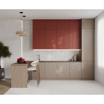 Керамогранит Laparet (Лапарет) Антико Перл светло-серый 59,5х119,1 см матовый гравированный, LP6012G0071R