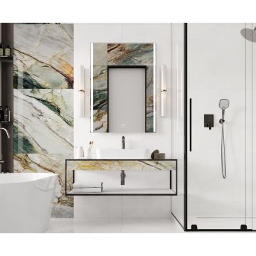 Керамогранит Laparet (Лапарет) Атмосфера Кристалл белый 80х80 см полированный