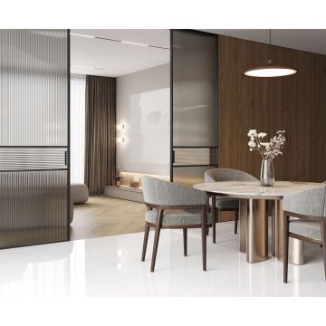 Керамогранит Laparet (Лапарет) Атмосфера Кристалл белый 80х160 см полированный