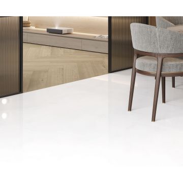 Керамогранит Laparet (Лапарет) Атмосфера Кристалл белый 60х120 см сатиновый