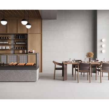 Керамогранит Laparet (Лапарет) Аттол Уайт Про светло-серый 60х120 см матовый R10/A Бархат КР