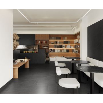 Керамогранит Laparet (Лапарет) Бэдрок Шэдоу Про Деко Лайнс графитовый 60х120 см матовый микроструктурный R10/A Бархат КР