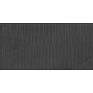 Керамогранит Laparet (Лапарет) Бэдрок Шэдоу Про Деко Арт графитовый 60х120 см матовый структурный R10/A Бархат КР