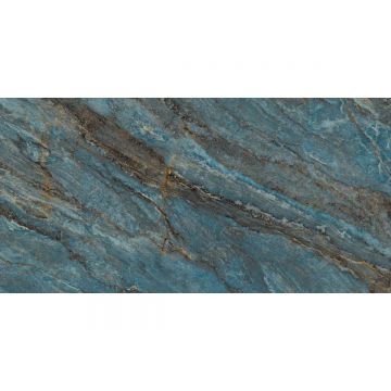 Керамогранит Laparet (Лапарет) Beam Turquoise бирюзовый 60х120 см лаппатированный шайн