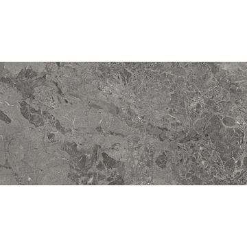 Керамогранит Laparet (Лапарет) Brecia Adonis Dark темно-серый 60x120 см полированный