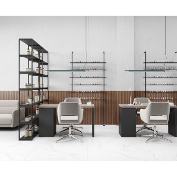 Керамогранит Laparet (Лапарет) Каррара Бланко Про белый 60х120 см матовый R11/A Бархат