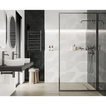 Керамическая плитка Laparet (Лапарет) Космо неро 40х80 см глянцевая обрезная, 48026R