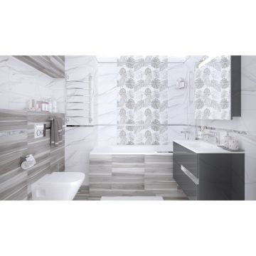 Керамическая плитка Laparet (Лапарет) Elegance белый 20х50 см