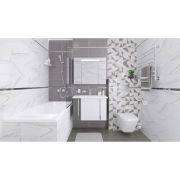 Керамическая плитка Laparet (Лапарет) Elegance белый 20х50 см