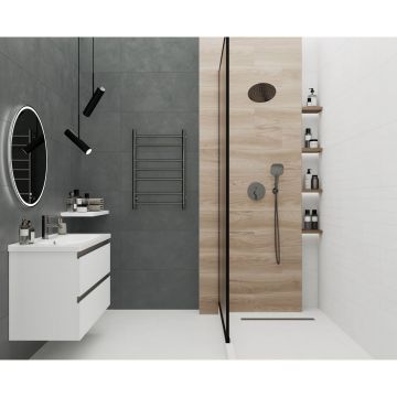 Керамическая плитка Laparet (Лапарет) Эволюшн грис 40х80 см матовая обрезная, 48032R