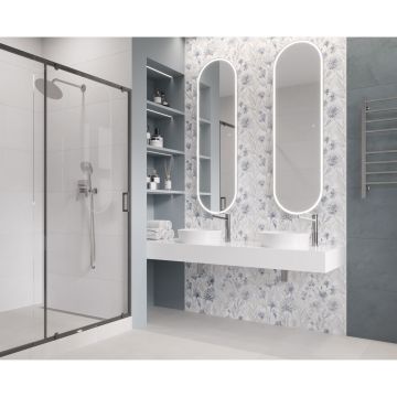 Декор Laparet (Лапарет) Акварель бланко 40х80 см матовый обрезной, VTA65948018R