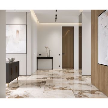 Керамогранит Laparet (Лапарет) Эксенс Беж бежевый 80х80 см полированный