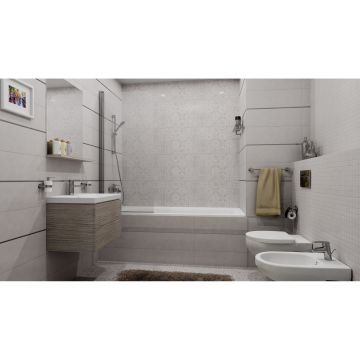 Декор Laparet (Лапарет) Берген комплект стеклянных вставок из 3 штук серый 4,5х4,5 см, 0530240Св5808