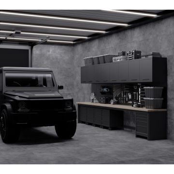 Керамогранит Laparet (Лапарет) Фортецца Графит Про тём-серый 59,5х119,1 см матовый структурный R10/B, LP6012G0381R