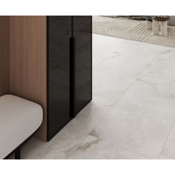 Керамогранит Laparet (Лапарет) Галатеа Бланко светло-серый 80х160 см матовый гравированный