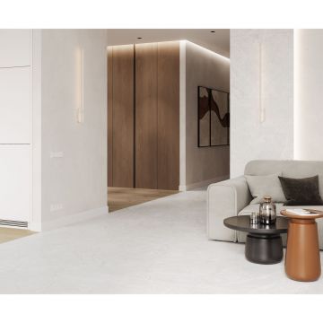 Керамогранит Laparet (Лапарет) Гео Бланко светло-серый 80х80 см матовый гравированный