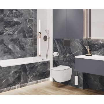 Керамогранит Laparet (Лапарет) Джерико Неро чёрный 60х120 см матовый гравированный