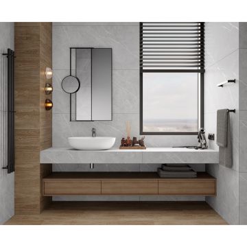 Керамогранит Laparet (Лапарет) Лунэ Гриджио серый LP6012G0061R 59,5х119,1 см матовый гравированный, LP6012G0061R